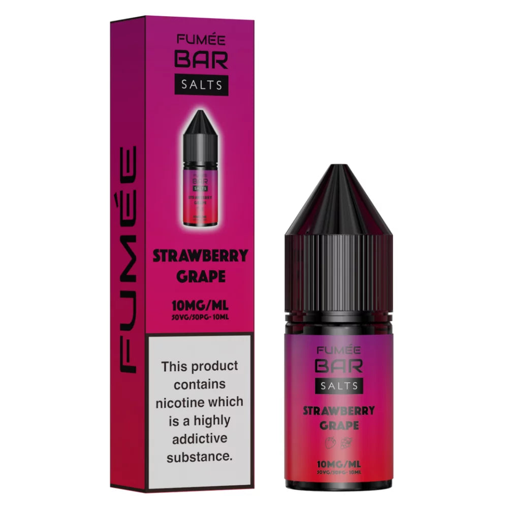 Fumee Bar Salt - Strawberry grape 10mg Vape Shop Derby