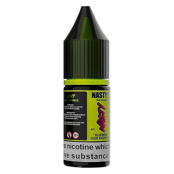 Nasty E-Liquid - Blueberry Sour Raspberry - 10mg Vape Shop Derby