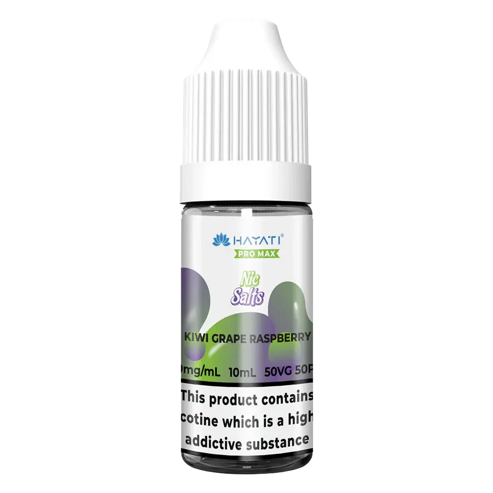Hayati Nic Salt - Kiwi Grape Raspberry 10mg Vape Shop Derby