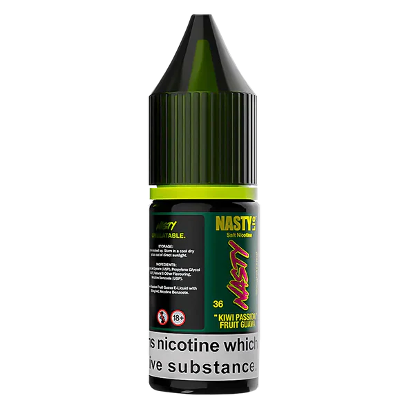 Nasty E-Liquid - Kiwi Passion Guava - 10mg Vape Shop Derby