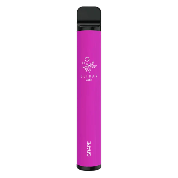 ELFBAR 600 Disposable Vape - Grape Vape Shop Derby
