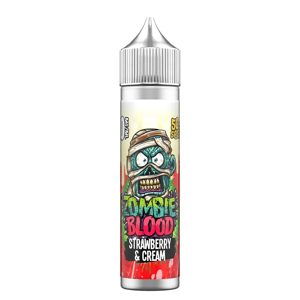 Zombie Blood Shortfill - Strawberry Cream - 50ml Vape Shop Derby