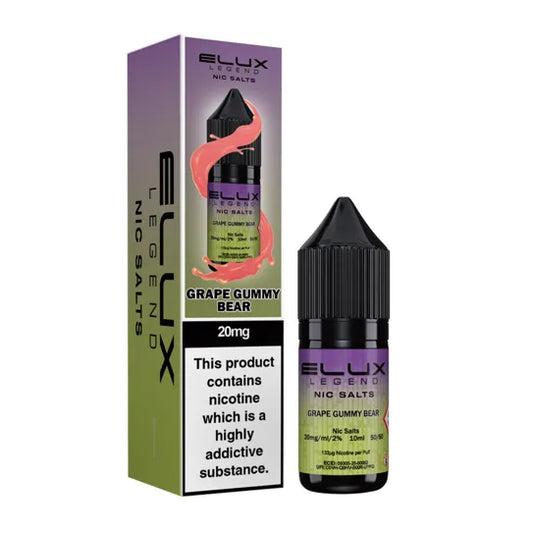 Elux E-Liquid Grape Gummy Bear 20mg