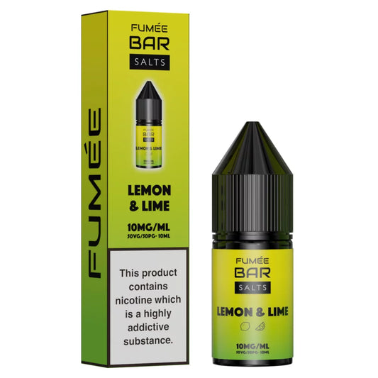 Fumee Bar Salt - Lemon lime 10mg Vape Shop Derby