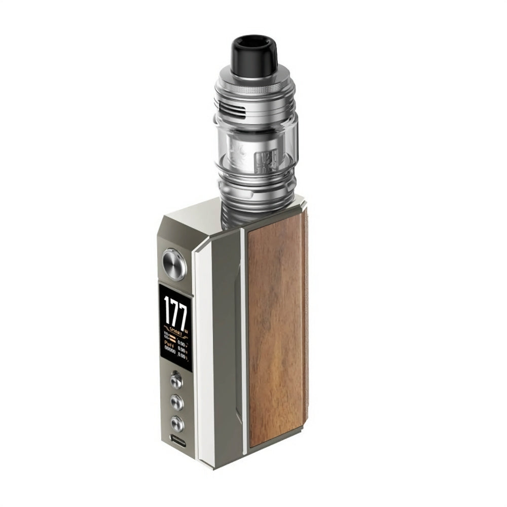Voopoo Drag 4 Kit (Pale Gold & Walnut Wood) Vape Shop Derby