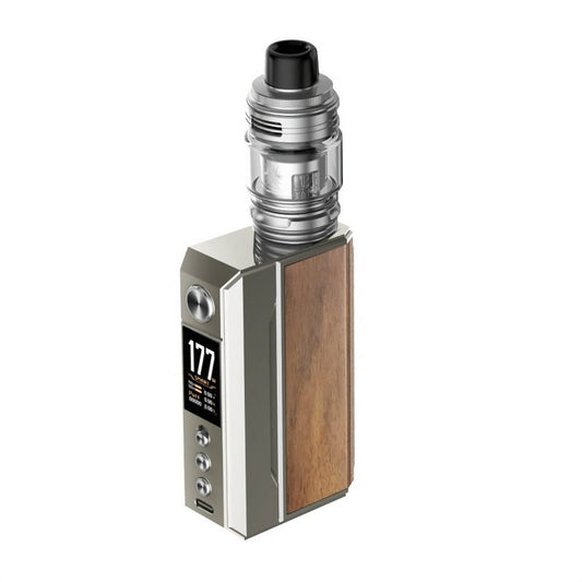 Voopoo Drag 4 Kit (Pale Gold & Walnut Wood) Vape Shop Derby