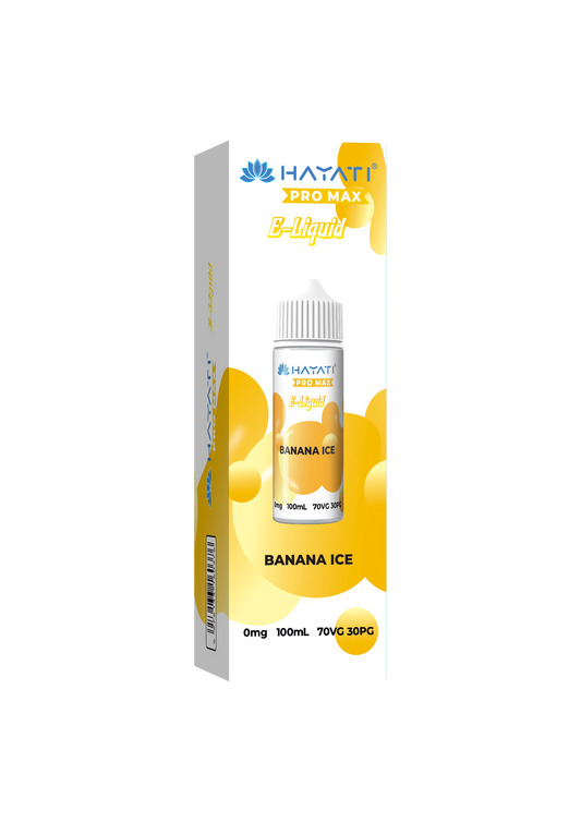 Hayati Shortfill - Banana Ice - 100ml Vape Shop Derby