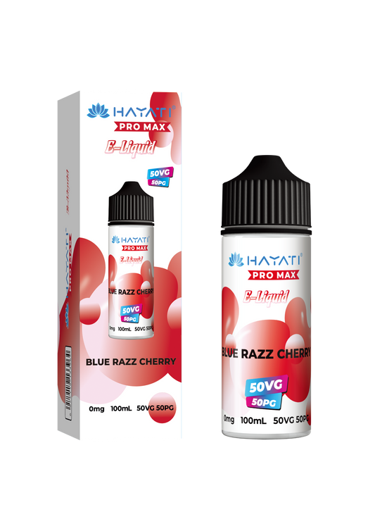Hayati 50/50 E-Liquid - Blue Razz Cherry Vape Shop Derby