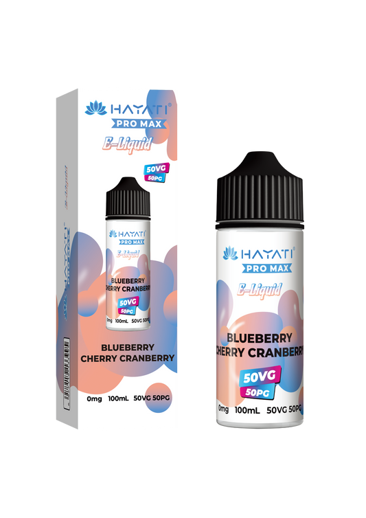 Hayati 50/50 E-Liquid - Blueberry Cherry Cranberry Vape Shop Derby