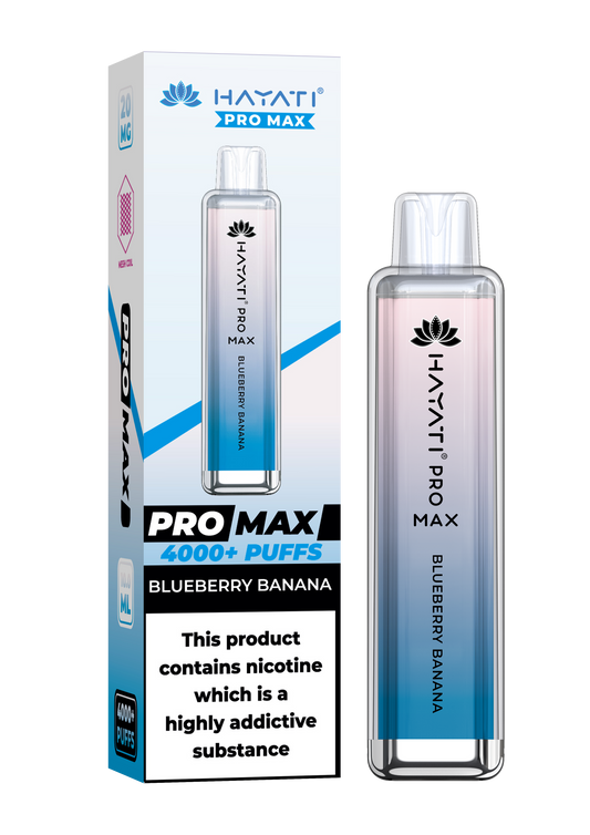 Hayati Pro Max - Blueberry Banana Vape Shop Derby