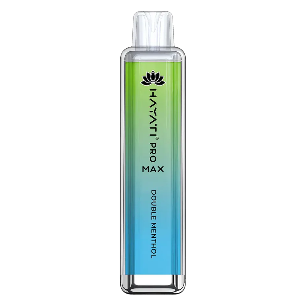 Hayati Pro Max Nicotine Free - Double Menthol Vape Shop Derby