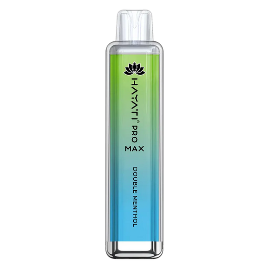 Hayati Pro Max Nicotine Free - Double Menthol Vape Shop Derby