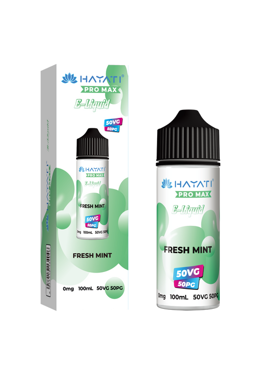 Hayati 50/50 E-Liquid - Fresh Mint Vape Shop Derby
