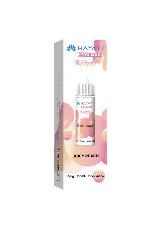 Hayati Shortfill - Juicy Peach - 100ml Vape Shop Derby