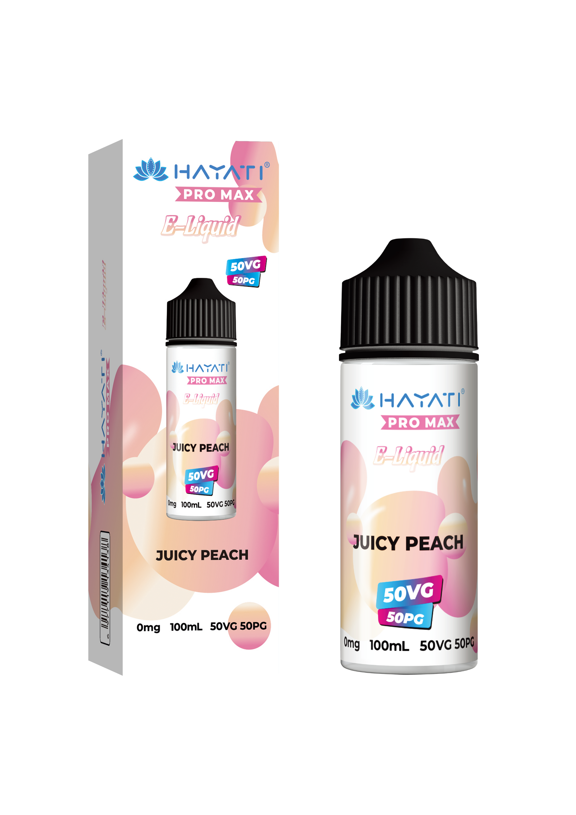 Hayati 50/50 E-Liquid - Juicy Peach Vape Shop Derby