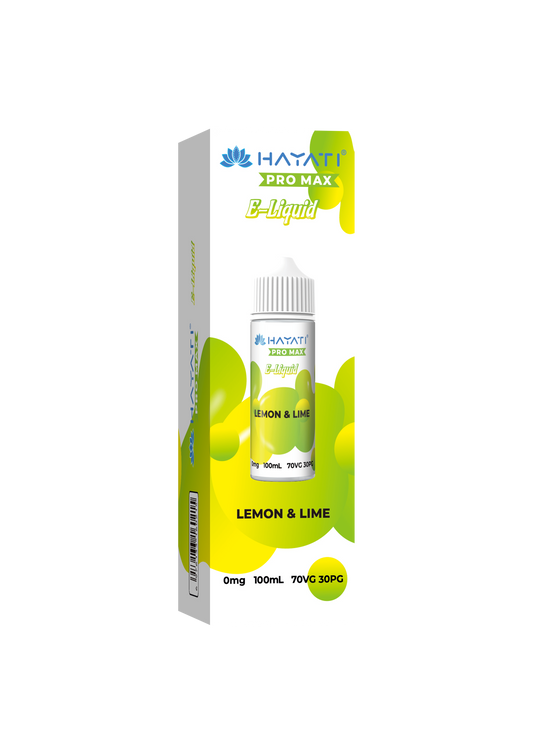 Hayati Shortfill - Lemon & Lime - 100ml Vape Shop Derby