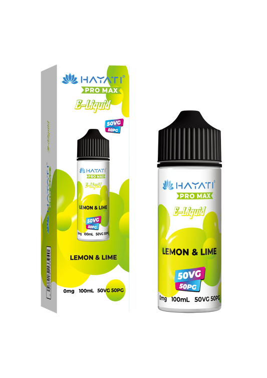 Hayati 50/50 E-Liquid - Lemon Lime Vape Shop Derby