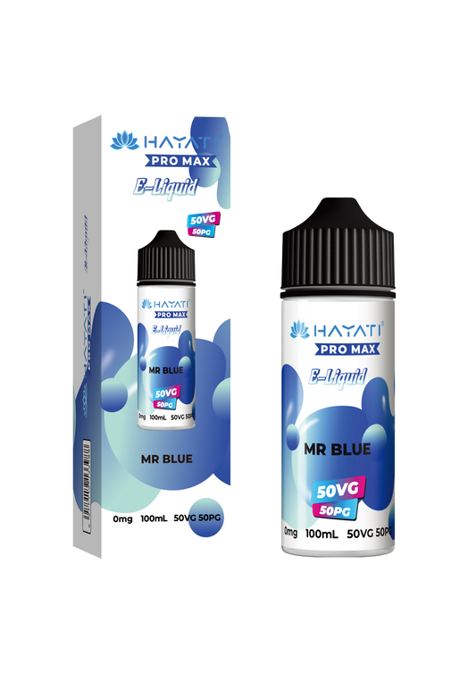 Hayati 50/50 E-Liquid - Mr Blue Vape Shop Derby