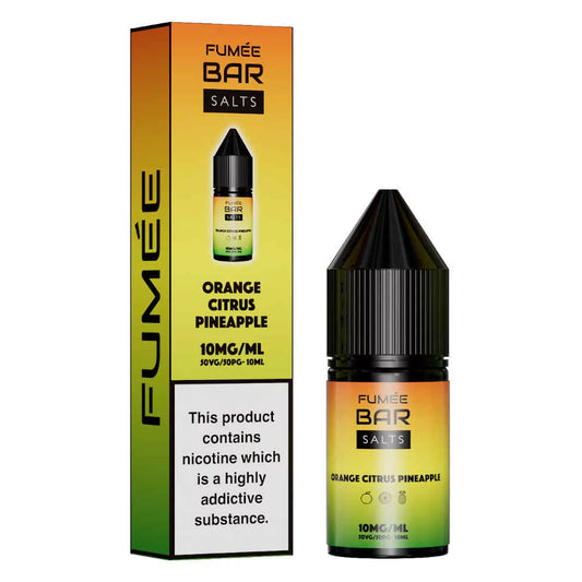 Fumee Bar Salt - Orange citrus pineapple 20mg Vape Shop Derby