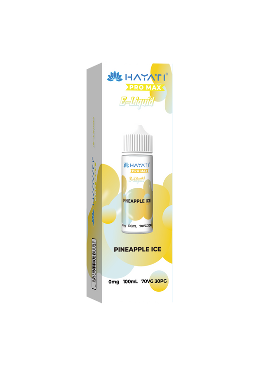 Hayati Shortfill - Pineapple Ice - 100ml Vape Shop Derby
