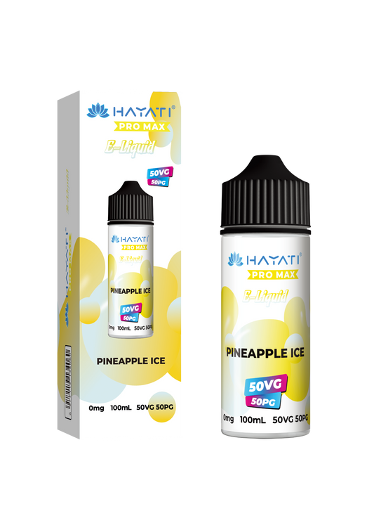 Hayati 50/50 E-Liquid - Pineapple Ice Vape Shop Derby