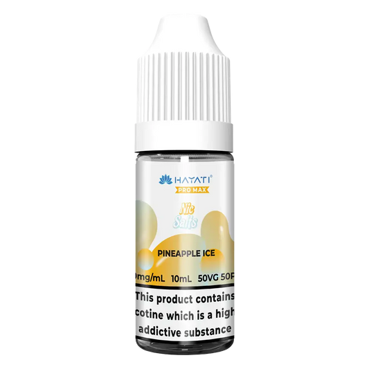 Hayati Nic Salt - Pineapple Ice 10mg Vape Shop Derby