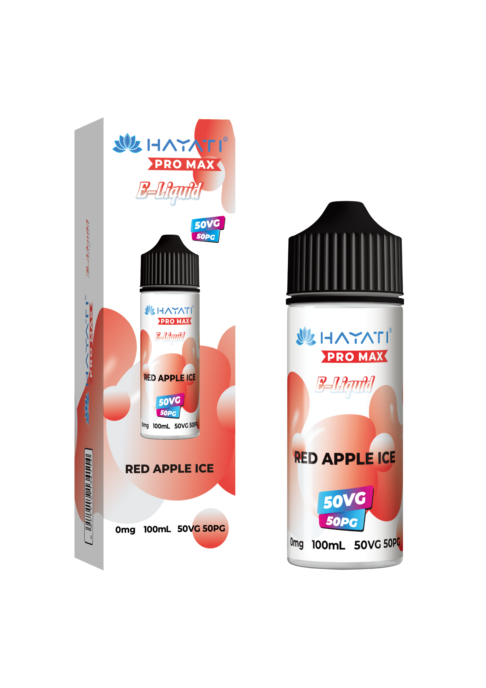Hayati 50/50 E-Liquid - Red Apple Ice Vape Shop Derby