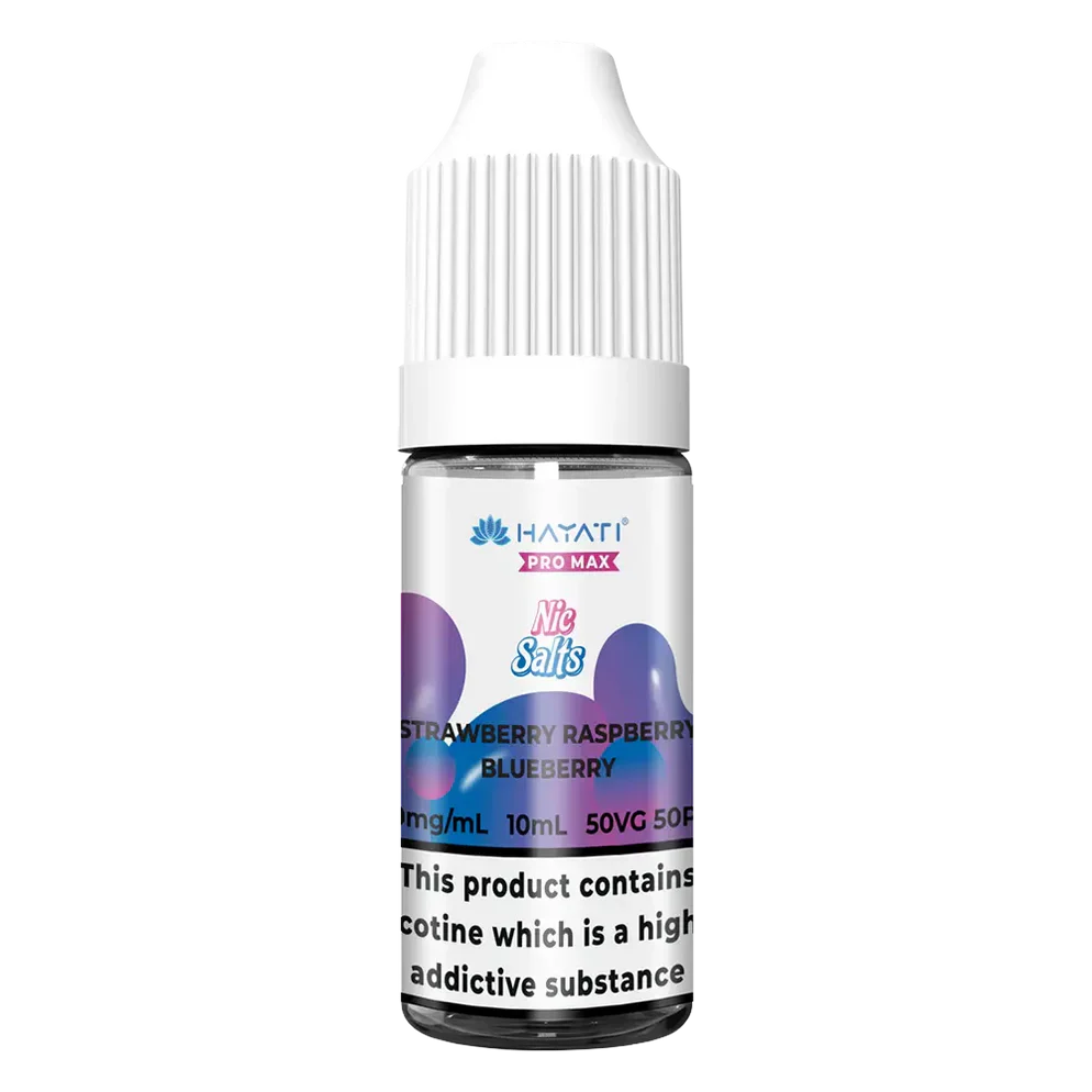 Hayati Nic Salt - Strawberry Raspberry Blueberry 10mg Vape Shop Derby