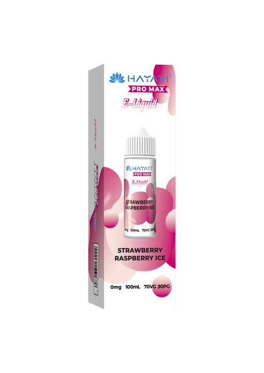 Hayati Shortfill - Strawberry Raspberry Ice - 100ml Vape Shop Derby