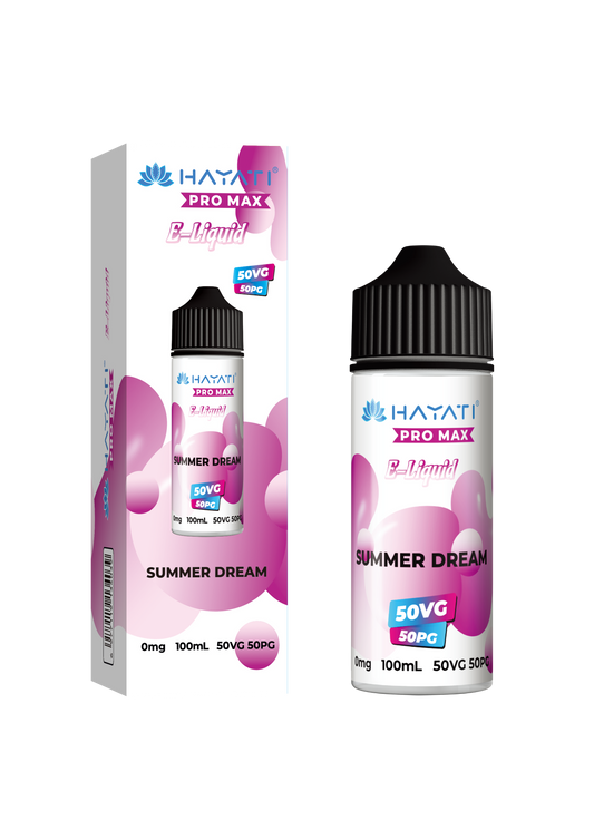 Hayati 50/50 E-Liquid - Summer Dream Vape Shop Derby