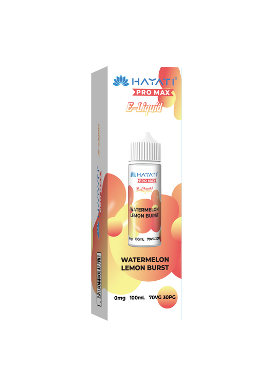 Hayati Shortfill - Watermelon Lemon Burst - 100ml Vape Shop Derby
