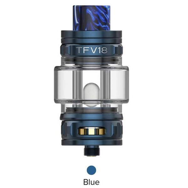 SMOK - TFV18 Sub Ohm Tank (Blue) Vape Shop Derby