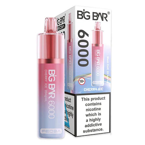 Big Bar 6000 Puffs - Cherry Ice Vape Shop Derby