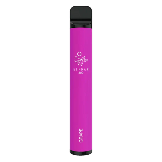 ELFBAR 600 Disposable Vape - Grape Vape Shop Derby