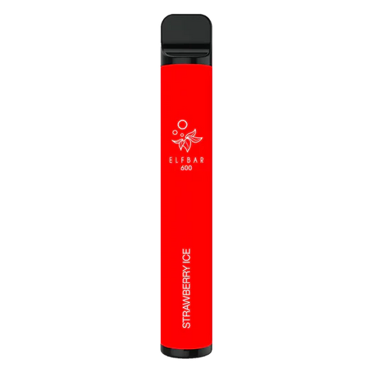 ELFBAR 600 Disposable Vape - Strawberry Ice Vape Shop Derby