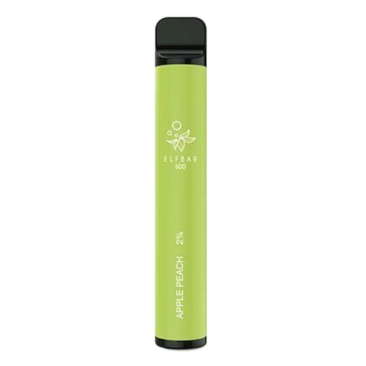 ELFBAR 600 Disposable Vape - Apple Peach Vape Shop Derby