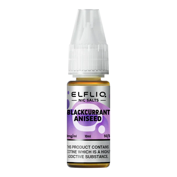 Elfliq E-Liquid - Blackcurrant Aniseed - 10mg Vape Shop Derby