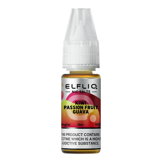 Elfliq Nic Salt - Kiwi Passionfruit Guava 20mg Vape Shop Derby