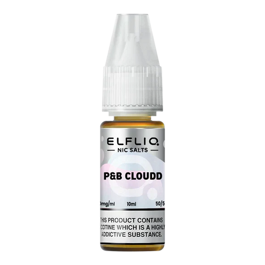 Elfliq E-Liquid - P&B Cloudd - 10mg Vape Shop Derby