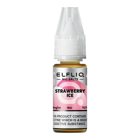 Elfliq E-Liquid - Strawberry Ice - 10mg Vape Shop Derby