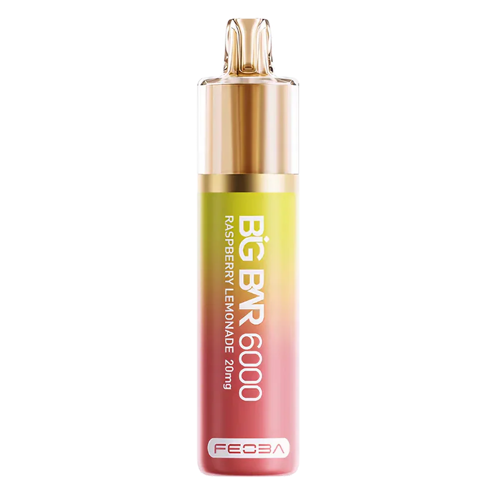 Big Bar 6000 Puffs - Raspberry Lemonade Vape Shop Derby