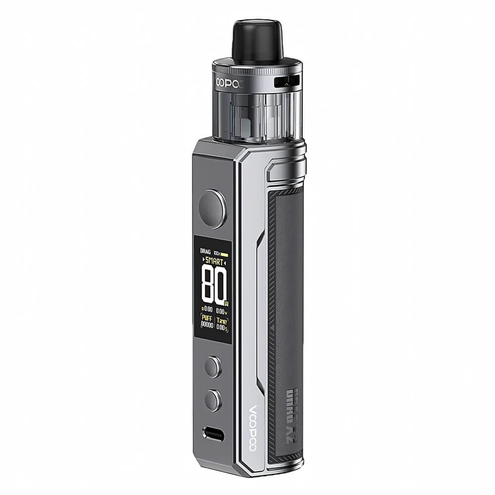 Voopoo Drag X2 Kit (Gray Metal) Vape Shop Derby