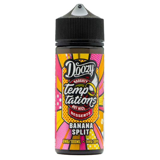 Doozy temp Banana Split 100ml Vape Shop Derby