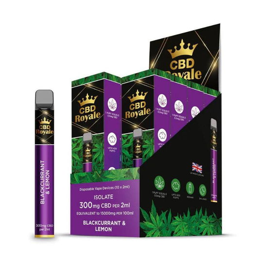 CBD Royale - Blackcurrant Lemon 3000mg E-Liquid Vape Shop Derby