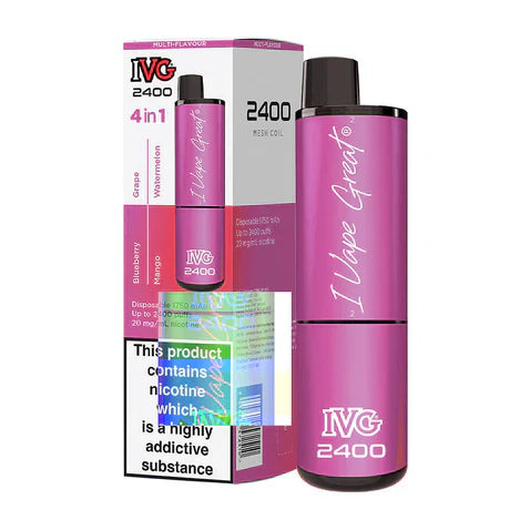 IVG 2400 Puffs Disposable Vape-Fruits Edition Vape Shop Derby