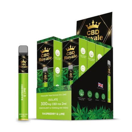 CBD Royale - Raspberry Lime 3000mg E-Liquid Vape Shop Derby