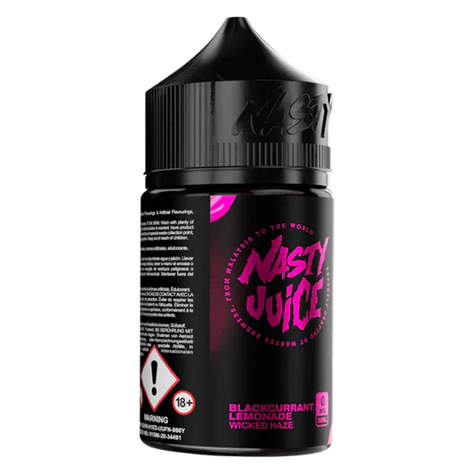 Nasty Blackcurrant Lemonade Wicked Haze 50ml Vape Shop Derby