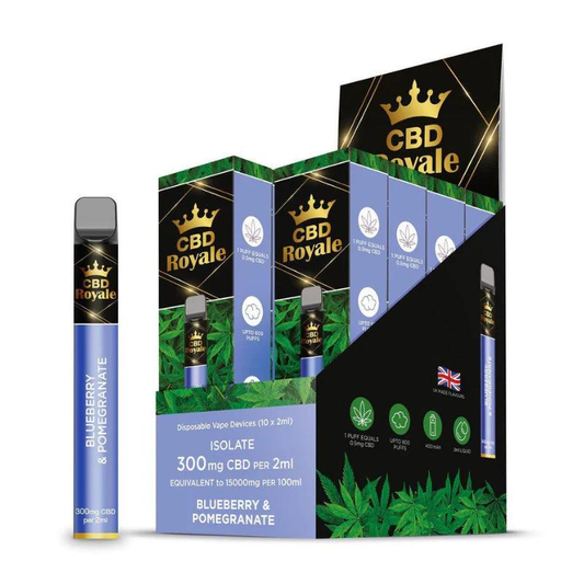 CBD Royale - Blueberry Pomegranate 3000mg E-Liquid Vape Shop Derby