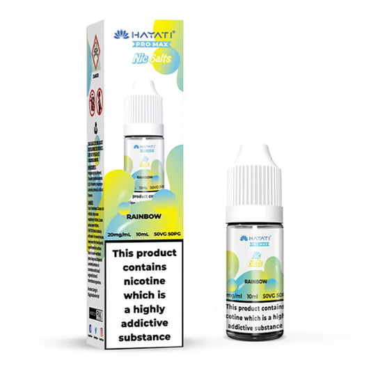 Hayati Nic Salt - Rainbow 20mg Vape Shop Derby