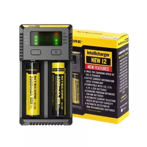 NITECORE I2 Charger Vape Shop Derby